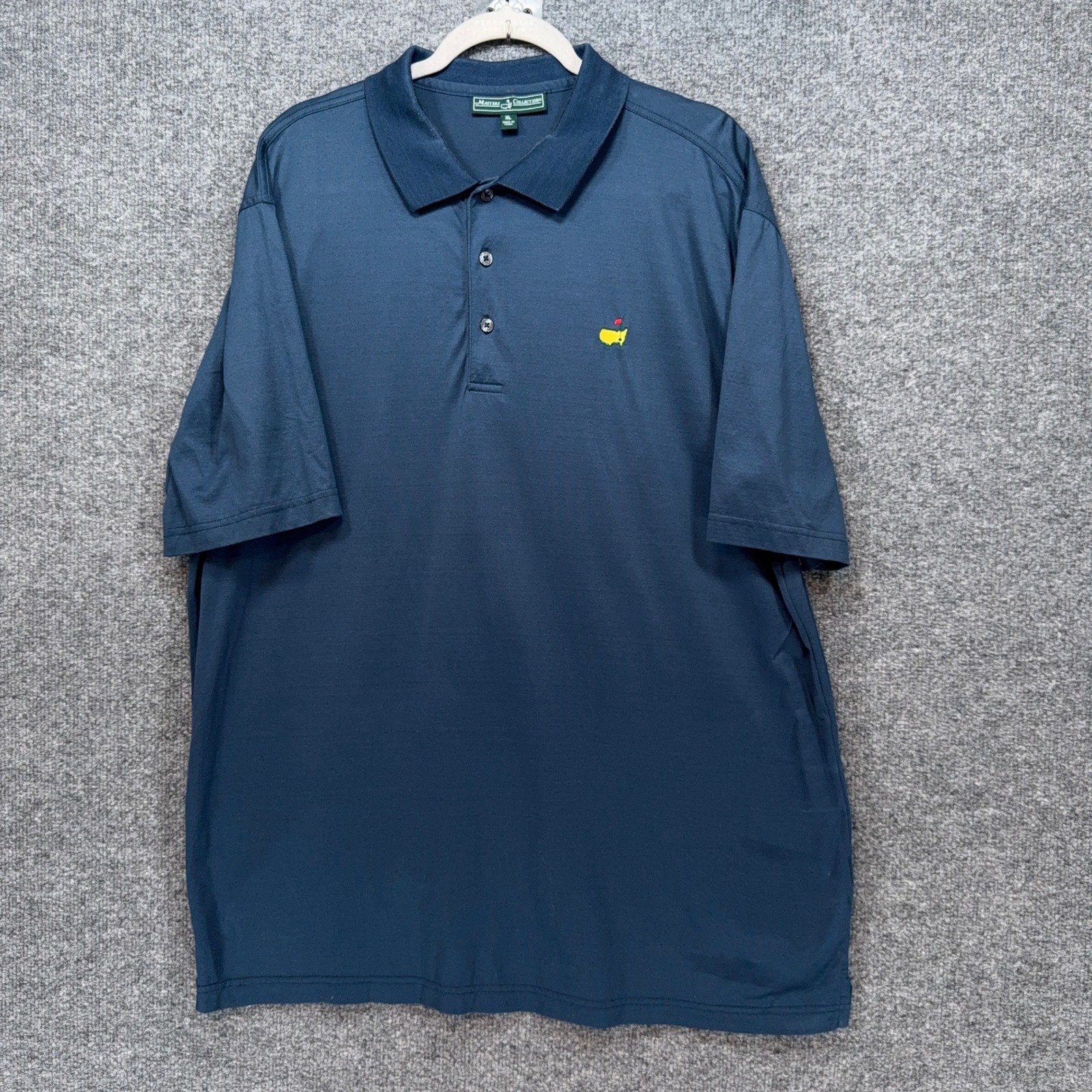 Masters Polo Shirt Mens Xl Blue Pima Cotton Golf Augusta National Tournament